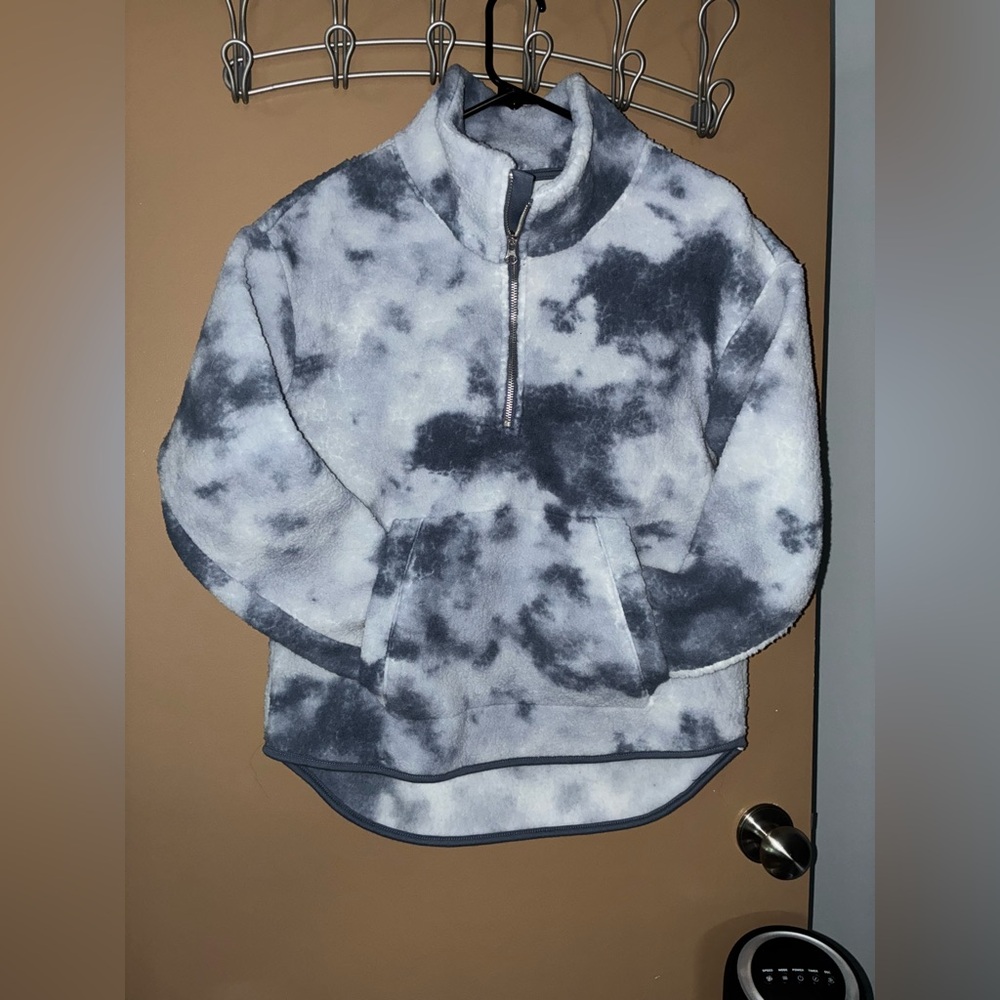 Old Navy Tie-Dye Sherpa Fleece Pullover